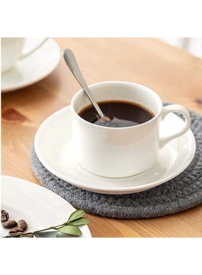 Dinner Spoon Set 6 Pieces, 15cm Espresso Spoons, Premium Food Grade 18/10 Stainless Steel Small Coffee Spoons, Mini Dessert Spoons for Tea, Coffee, Cappuccino, Latte, Baby Feeding, Serving, Elegant Silverware, Durable Polished Metal Spoons, Rust Resistant, Mirror Finish, Dishwasher Safe, Home, Restaurant, Café, Hotel, Bistro Tableware, High Quality Everyday Use and Special Occasion, Ideal Gift for Coffee Lovers, Kitchen Essentials, Party, Wedding, Picnic, BBQ, Compact Functional Utensils - Image 3